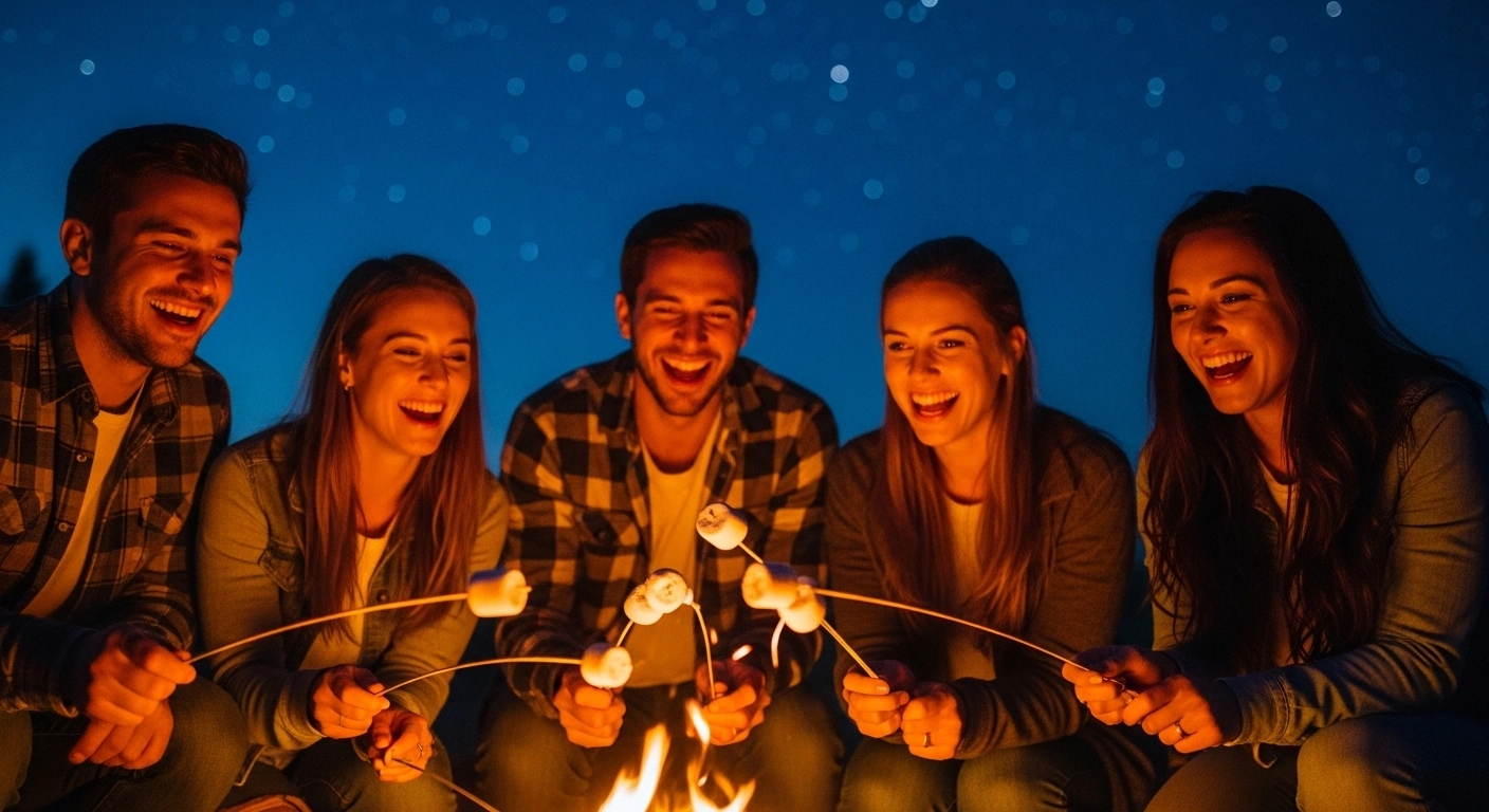 summer camping captions