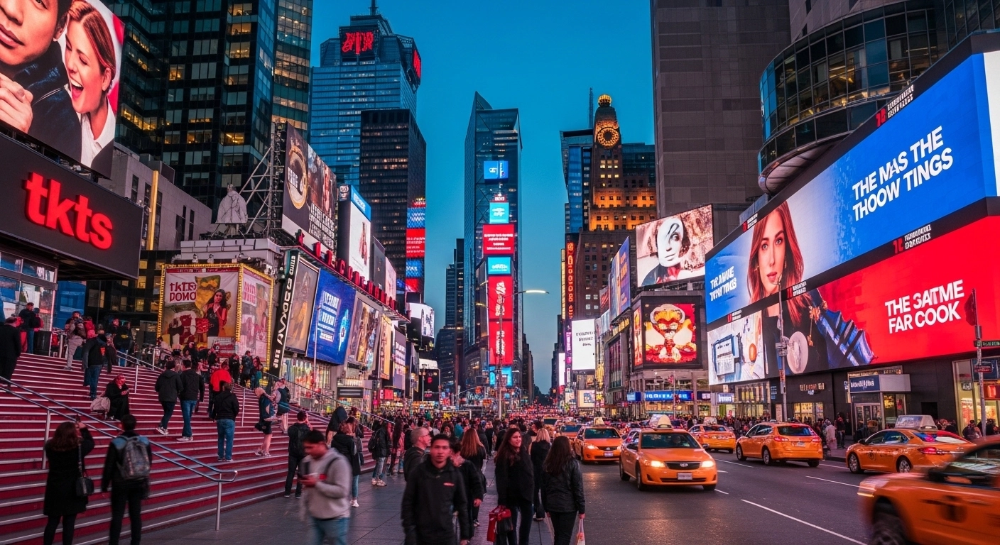 time square captions
