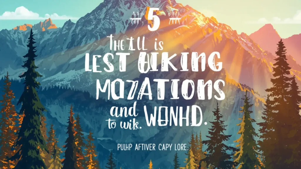 hiking captions for instagram