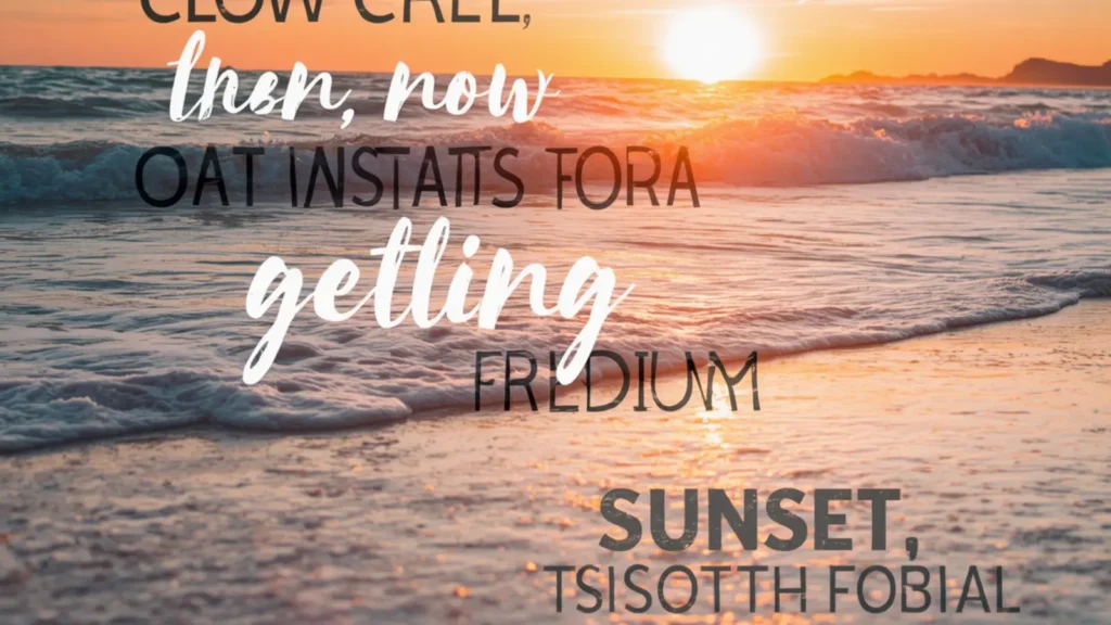 instagram sunset captions